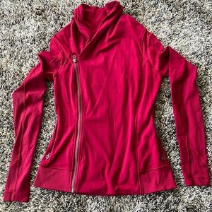 Lululemon double zip asymmetrical jacket.